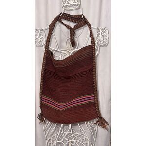 BEAUTIFUL Bolivian CHOLITA Woman’s Aguayo handmade shoulder bag Crossbody l purs